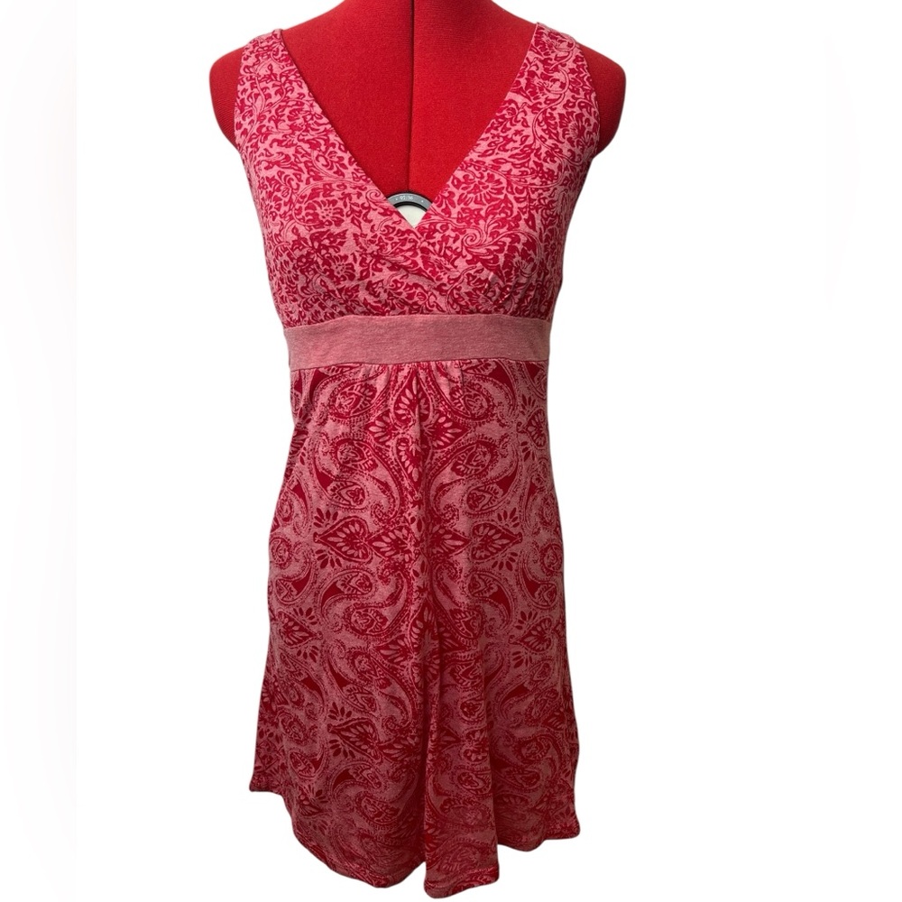 Athleta Women’s Red Paisley Dress